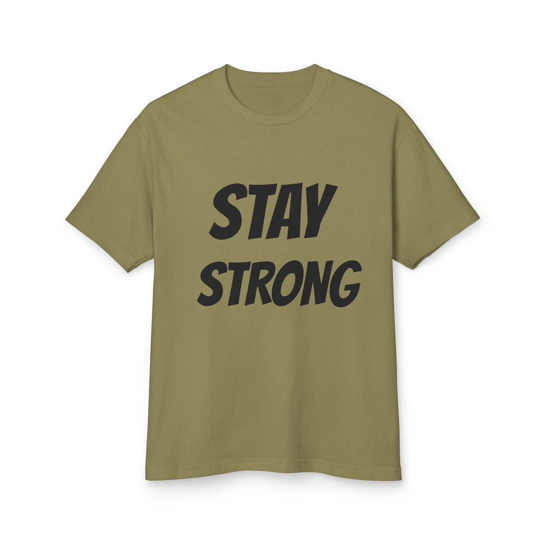 Stay Strong Unisex Heavyweight Cotton Tee, Motivational T-Shirt, Inspirational Gift, Casual Wear, Fitness Apparel, Everyday Comfort