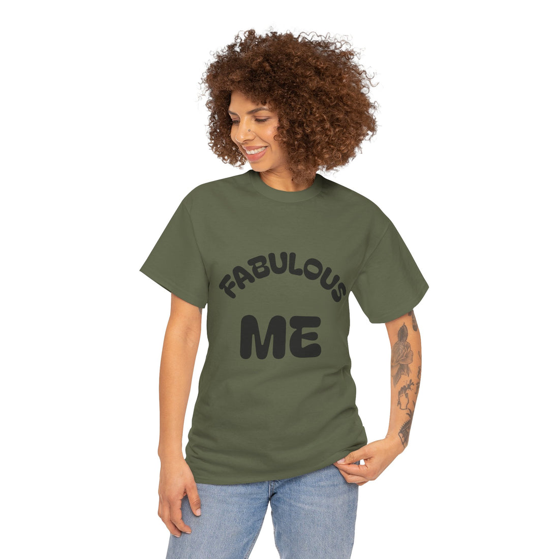 Fabulous Me Unisex Heavy Cotton Tee - Casual Wear, Gifts, Birthday, Self-Love, Everyday Style