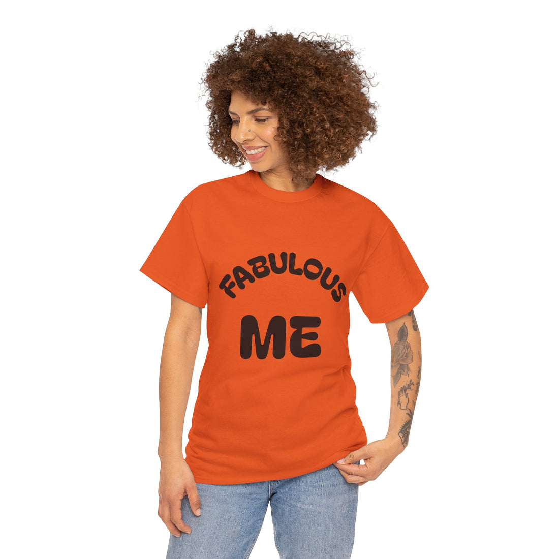 Fabulous Me Unisex Heavy Cotton Tee - Casual Wear, Gifts, Birthday, Self-Love, Everyday Style