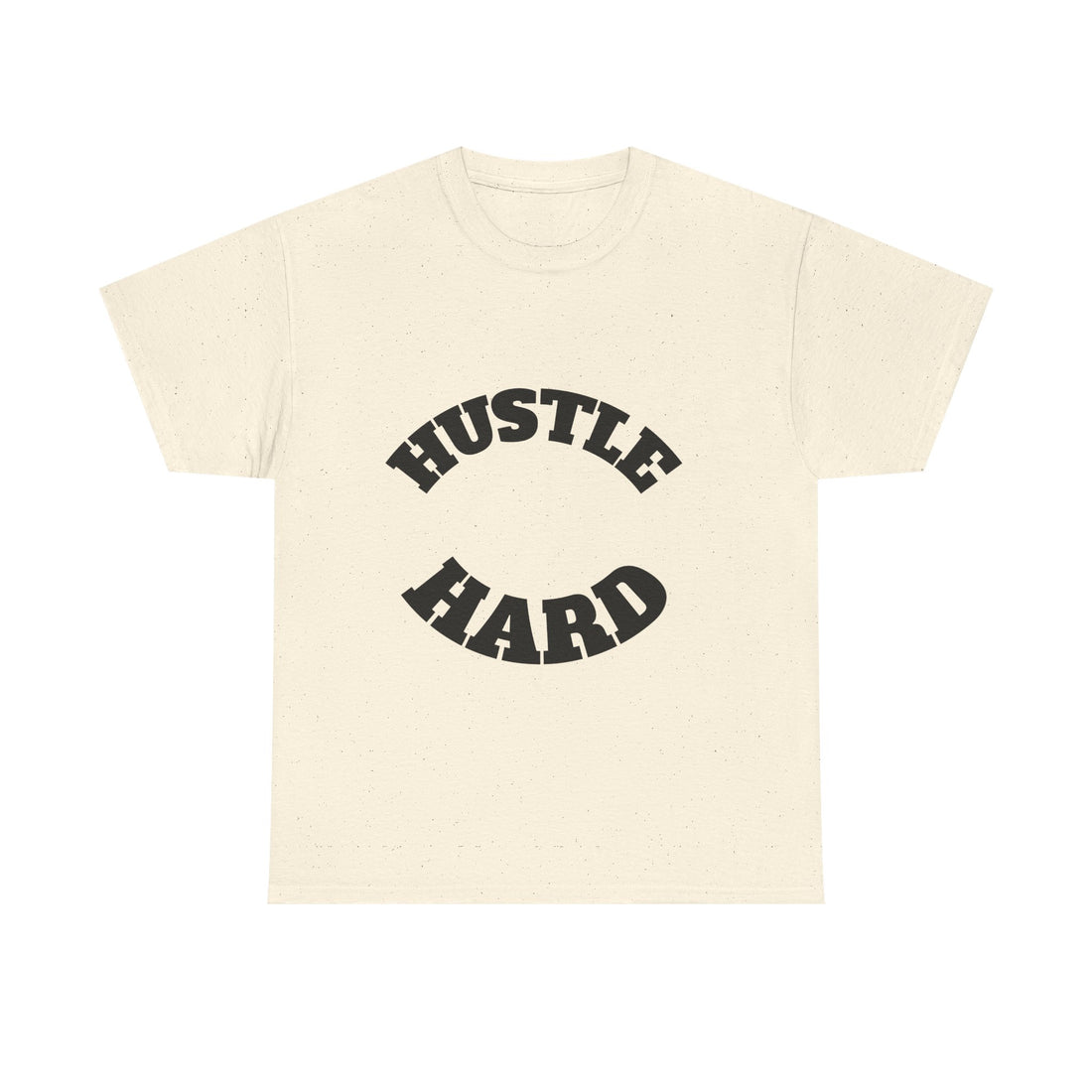 Hustle Hard Unisex Heavy Cotton Tee, Motivational Shirt, Gift for Entrepreneurs, Workout Apparel, Casual Style