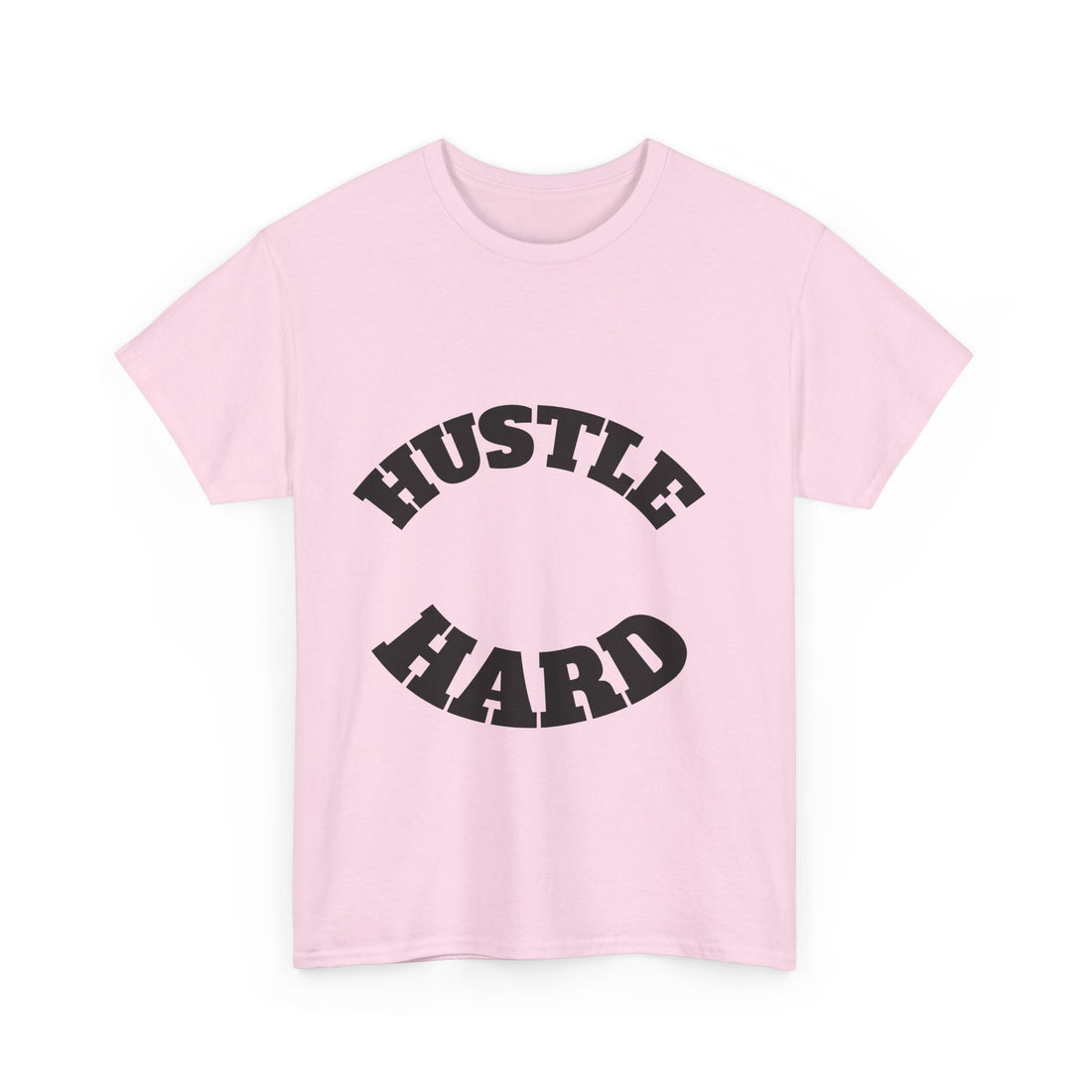 Hustle Hard Unisex Heavy Cotton Tee, Motivational Shirt, Gift for Entrepreneurs, Workout Apparel, Casual Style