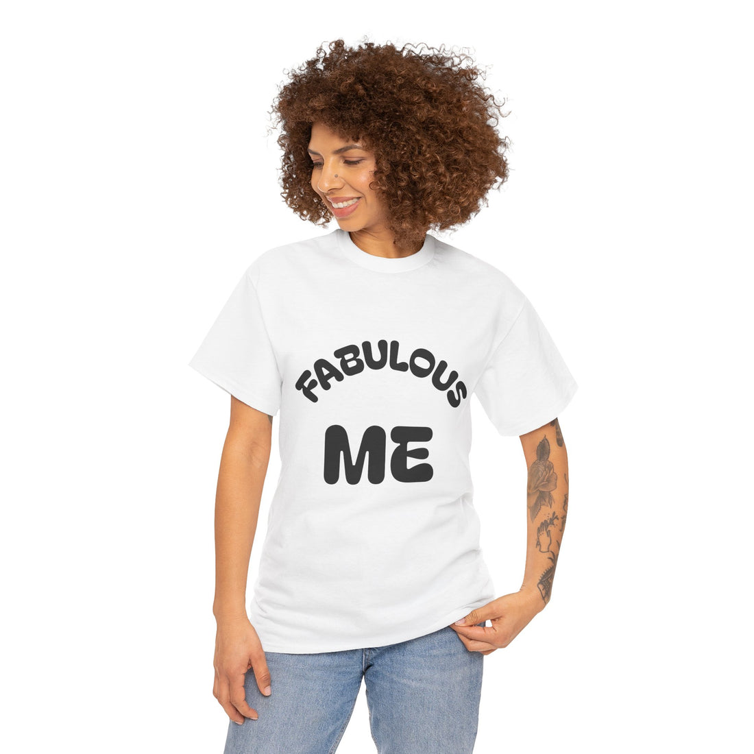 Fabulous Me Unisex Heavy Cotton Tee - Casual Wear, Gifts, Birthday, Self-Love, Everyday Style