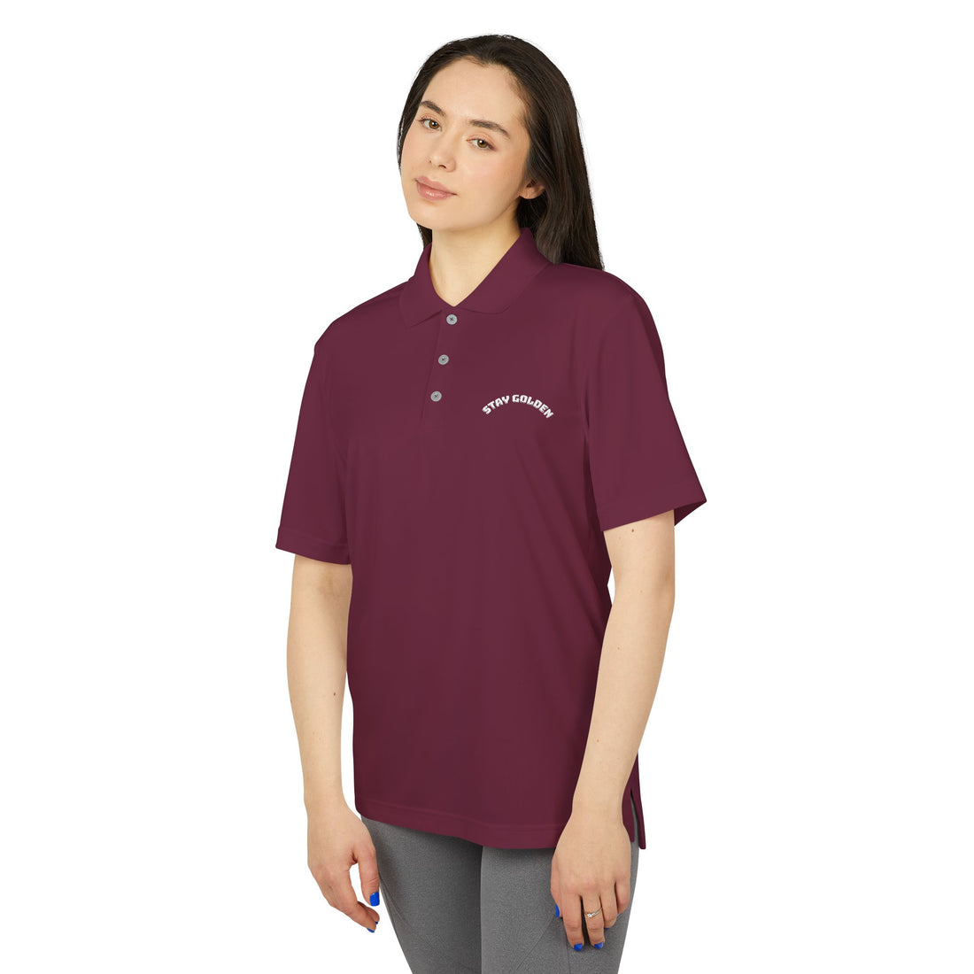 Unisex Performance Polo, Stylish Sports Shirt, Activewear for Men and Women, Perfect for Golf, Casual Fridays, Gym, Outdoor Adventures