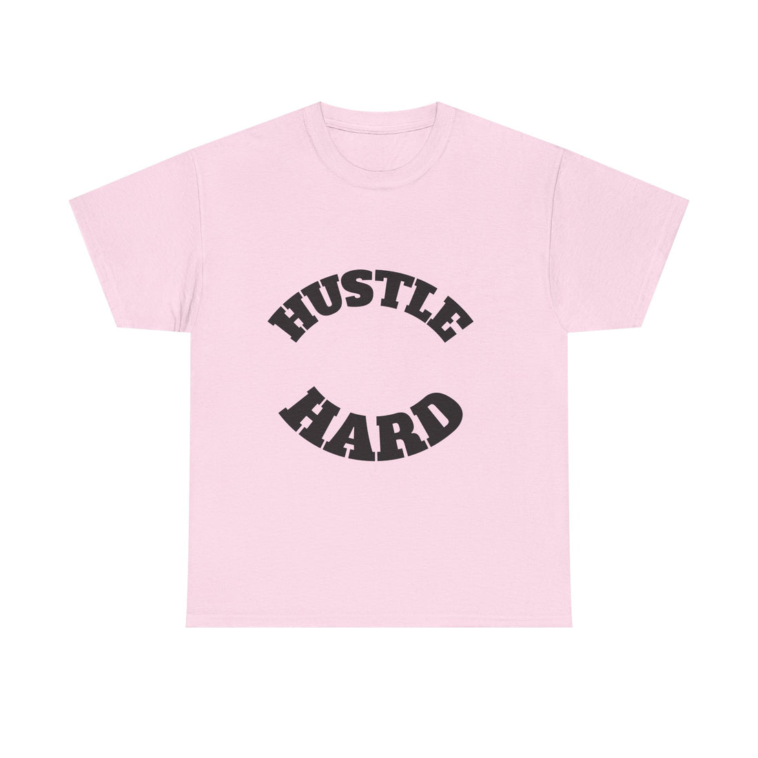 Hustle Hard Unisex Heavy Cotton Tee, Motivational Shirt, Gift for Entrepreneurs, Workout Apparel, Casual Style