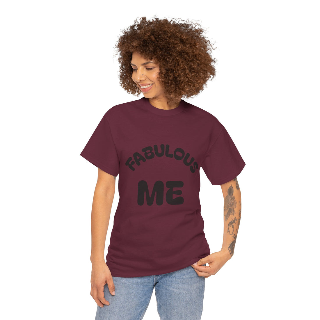 Fabulous Me Unisex Heavy Cotton Tee - Casual Wear, Gifts, Birthday, Self-Love, Everyday Style