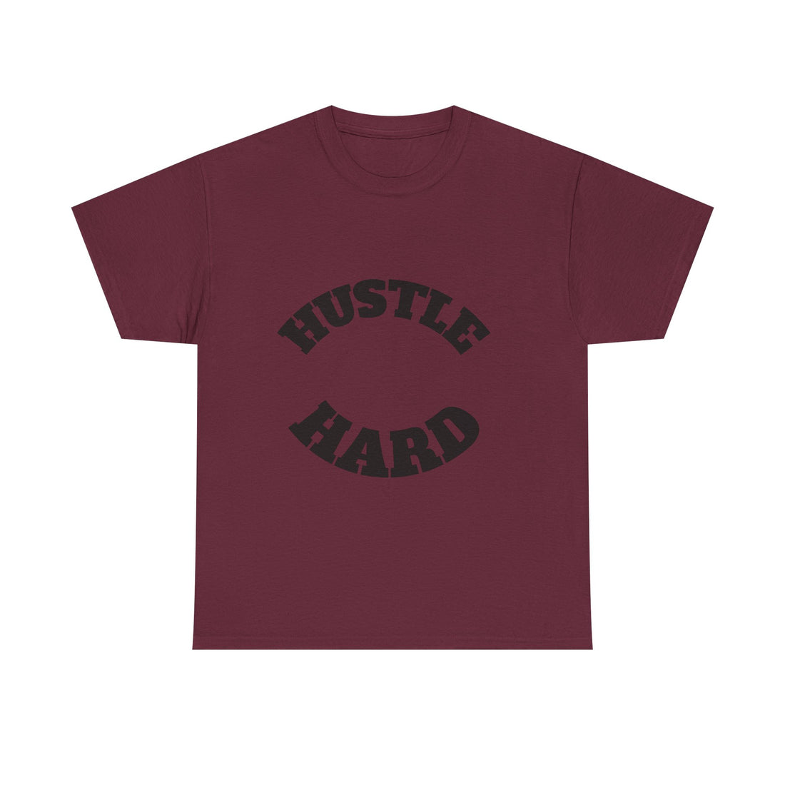 Hustle Hard Unisex Heavy Cotton Tee, Motivational Shirt, Gift for Entrepreneurs, Workout Apparel, Casual Style