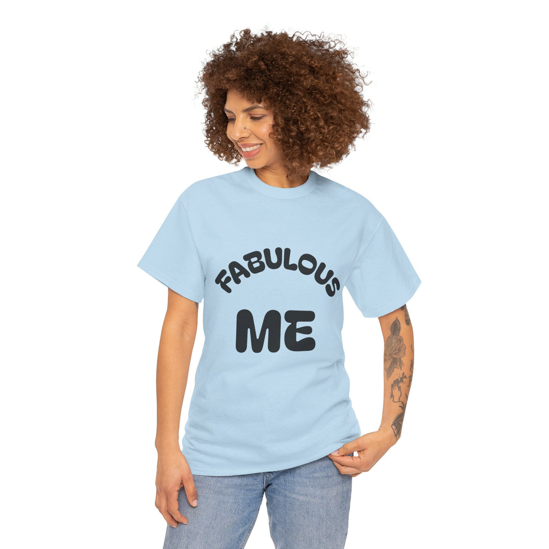 Fabulous Me Unisex Heavy Cotton Tee - Casual Wear, Gifts, Birthday, Self-Love, Everyday Style