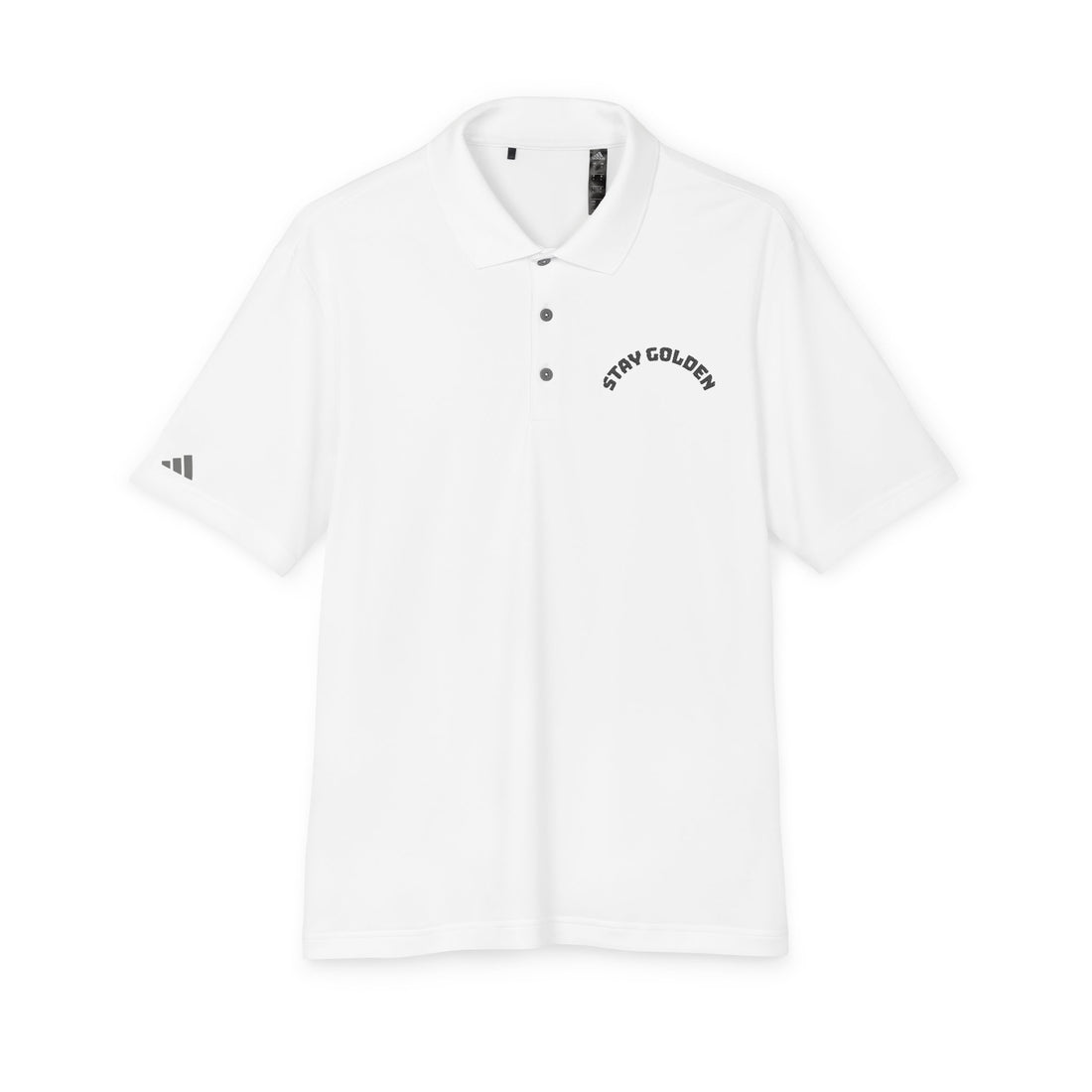Performance Polo Shirt - Stay Golden | Unisex Athletic Wear, Sports Top, Activewear, Gift for Him, Golf Shirt