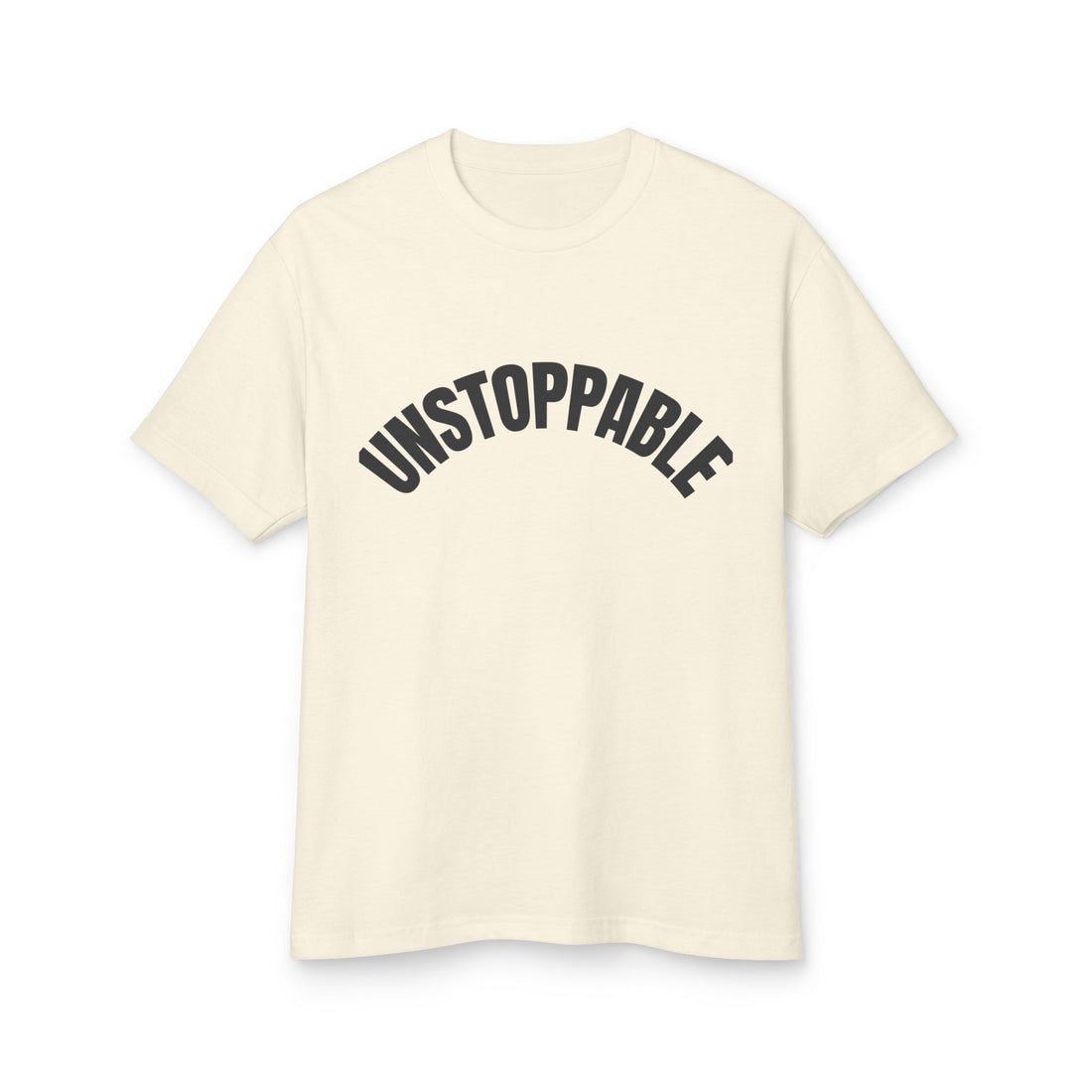 Unstoppable Garment-Dyed Heavyweight Tee, Motivational T-Shirt, Casual Wear, Gift for Him/Her, Positive Affirmation Shirt