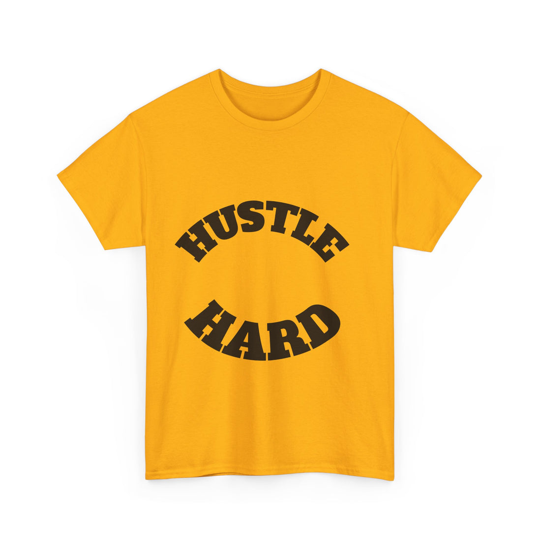 Hustle Hard Unisex Heavy Cotton Tee, Motivational Shirt, Gift for Entrepreneurs, Workout Apparel, Casual Style