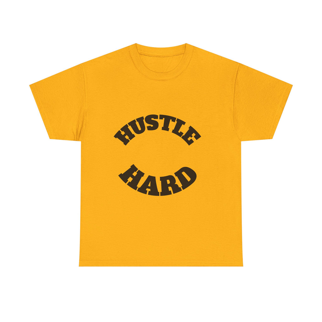 Hustle Hard Unisex Heavy Cotton Tee, Motivational Shirt, Gift for Entrepreneurs, Workout Apparel, Casual Style