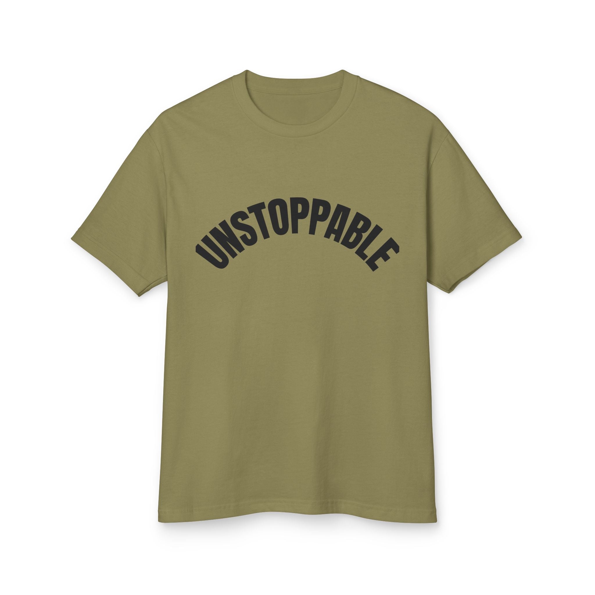 Unstoppable Garment-Dyed Heavyweight Tee, Motivational T-Shirt, Casual Wear, Gift for Him/Her, Positive Affirmation Shirt