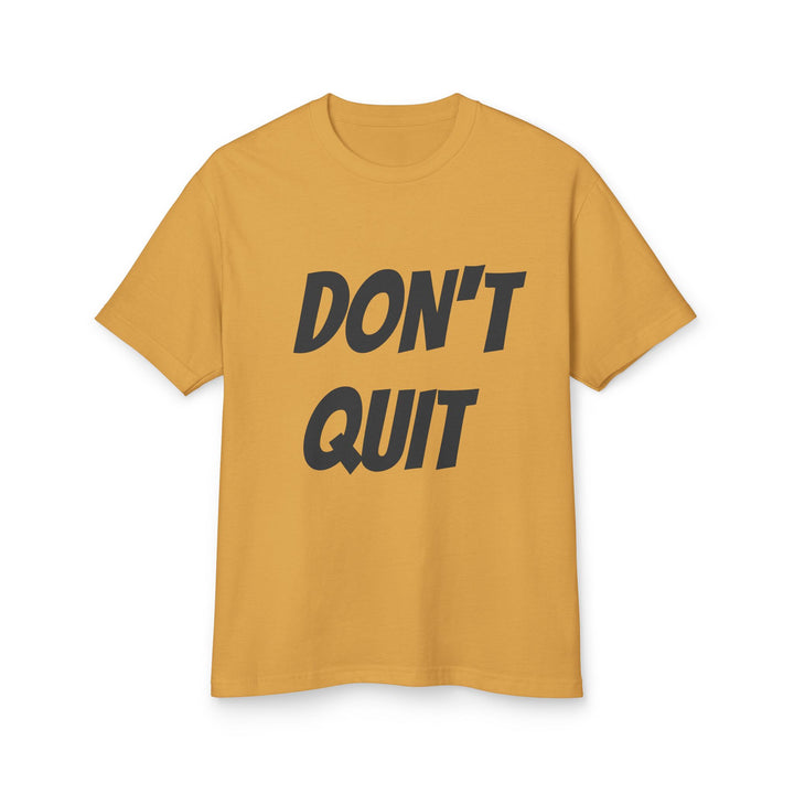 Unisex Motivational Tee - Don't Quit, Casual Wear, Gift for Fitness Lovers, Inspirational T-Shirt, Gym Apparel, Encouragement Shirt