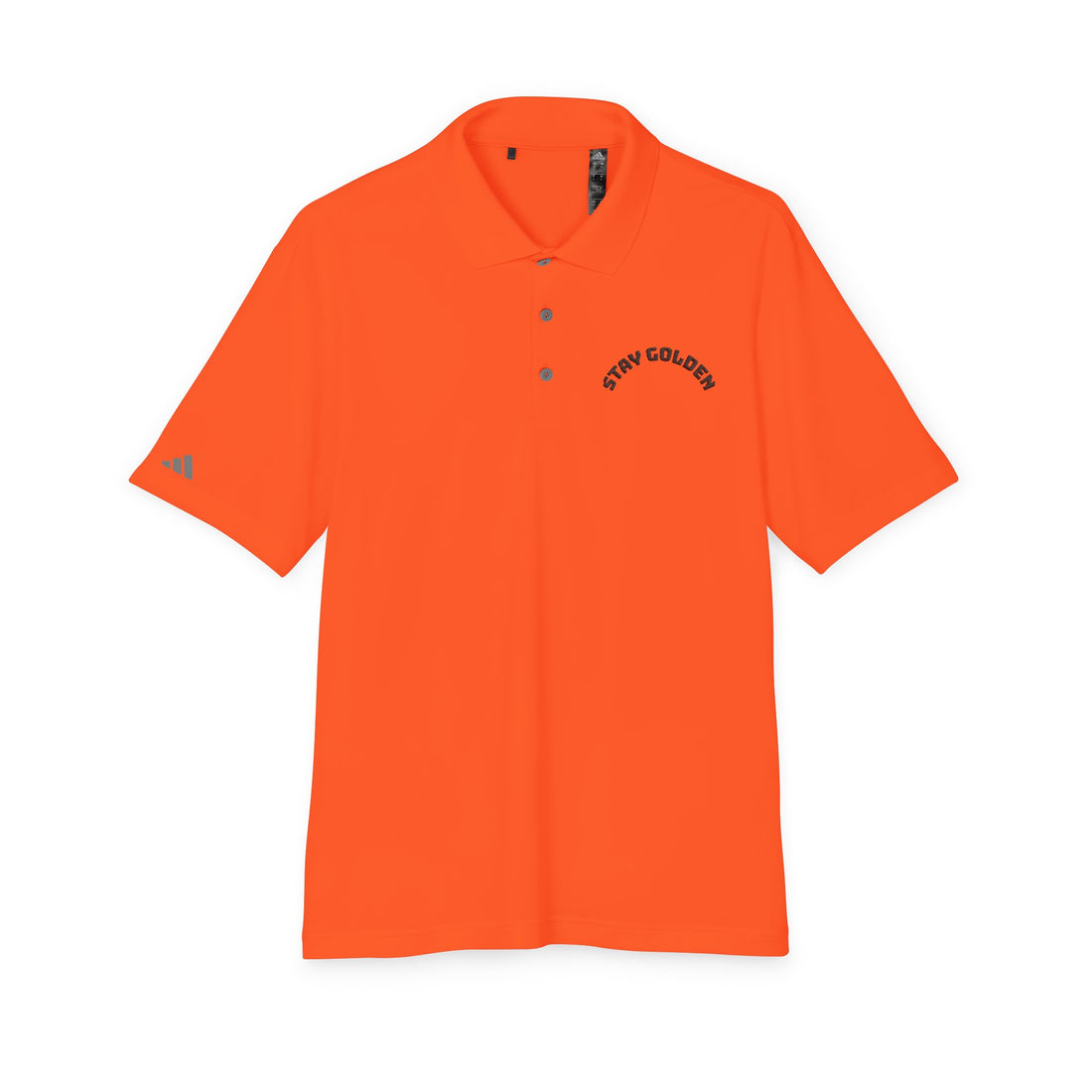 Performance Polo Shirt - Stay Golden | Unisex Athletic Wear, Sports Top, Activewear, Gift for Him, Golf Shirt