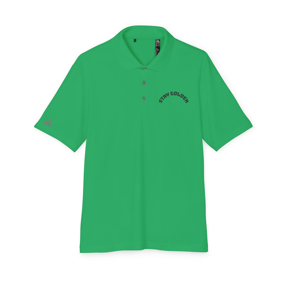 Performance Polo Shirt - Stay Golden | Unisex Athletic Wear, Sports Top, Activewear, Gift for Him, Golf Shirt