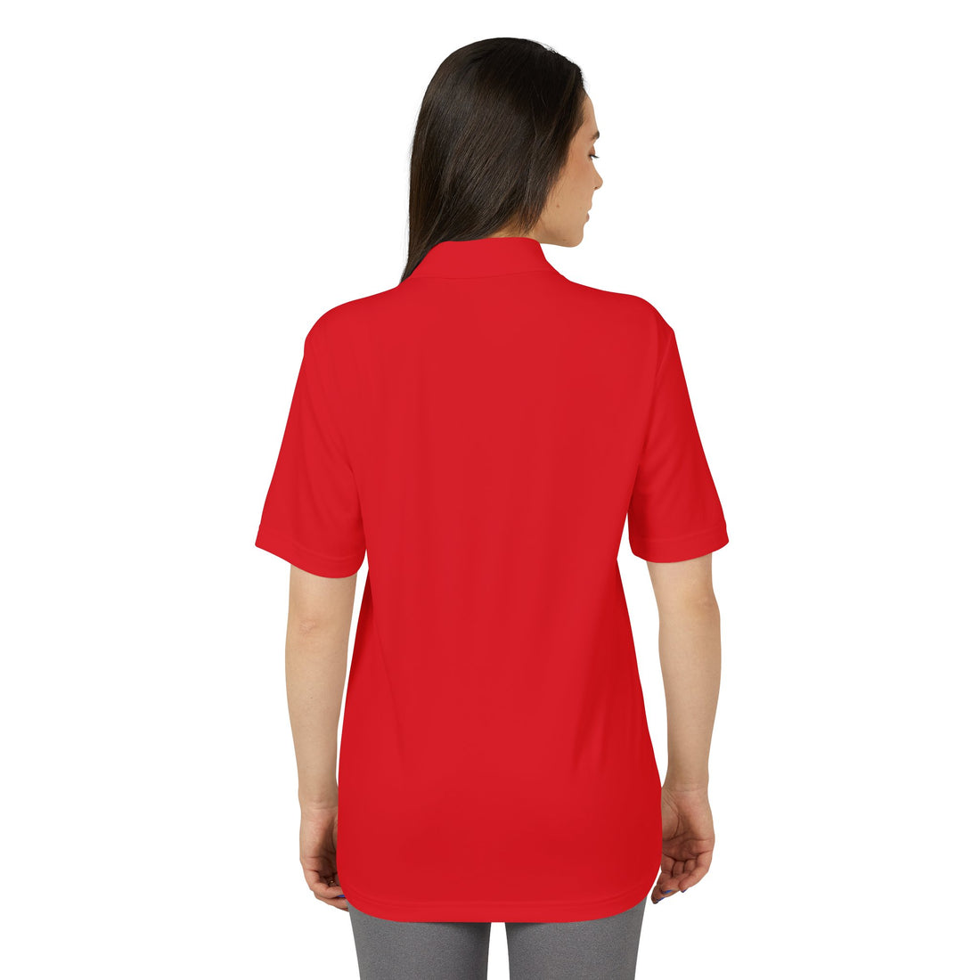 Performance Polo Shirt - Stay Golden | Unisex Athletic Wear, Sports Top, Activewear, Gift for Him, Golf Shirt