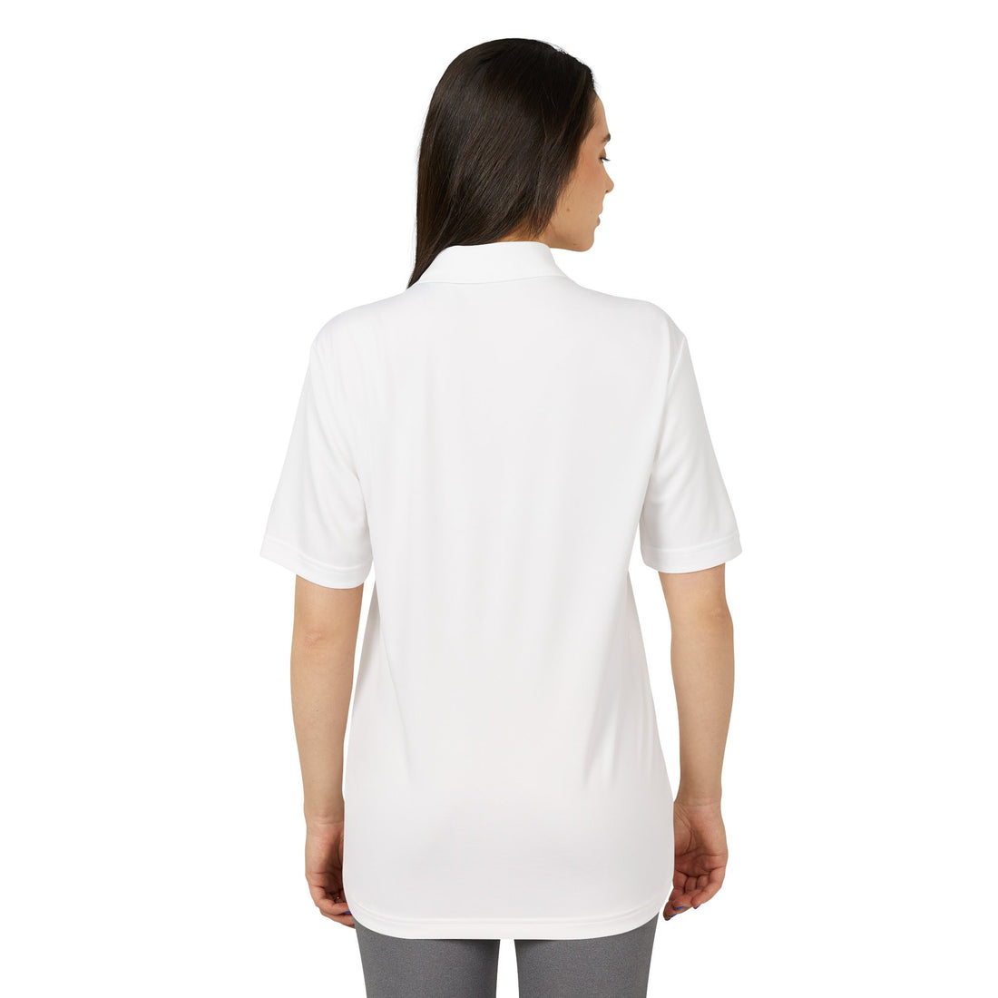 Performance Polo Shirt - Stay Golden | Unisex Athletic Wear, Sports Top, Activewear, Gift for Him, Golf Shirt