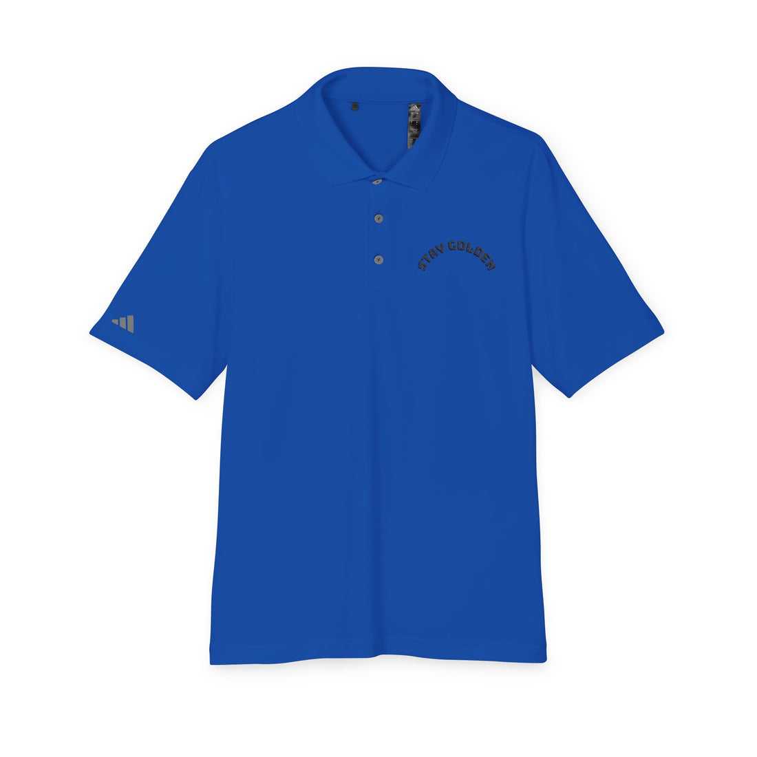 Performance Polo Shirt - Stay Golden | Unisex Athletic Wear, Sports Top, Activewear, Gift for Him, Golf Shirt
